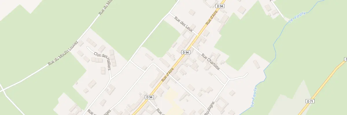 Plan du 23 Rue d’Aire à Heuchin