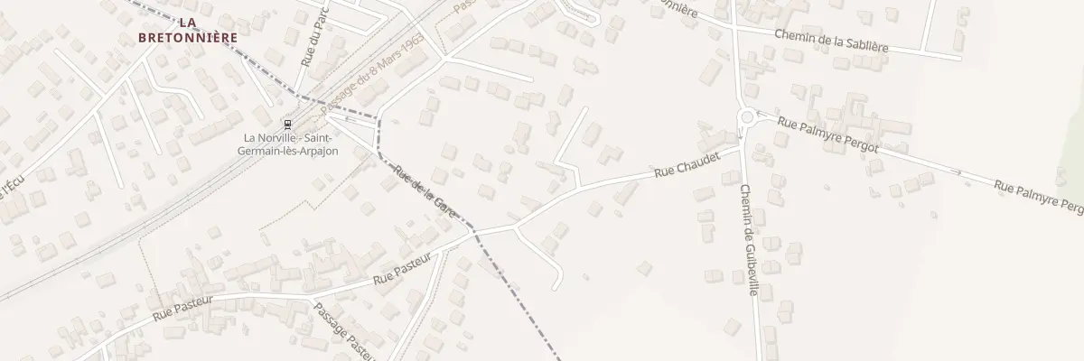 Plan du 40 Rue Chaudet à Saint-Germain-lès-Arpajon