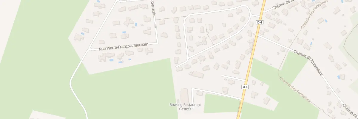 Plan du 23 Rue Jules Verne à Castres