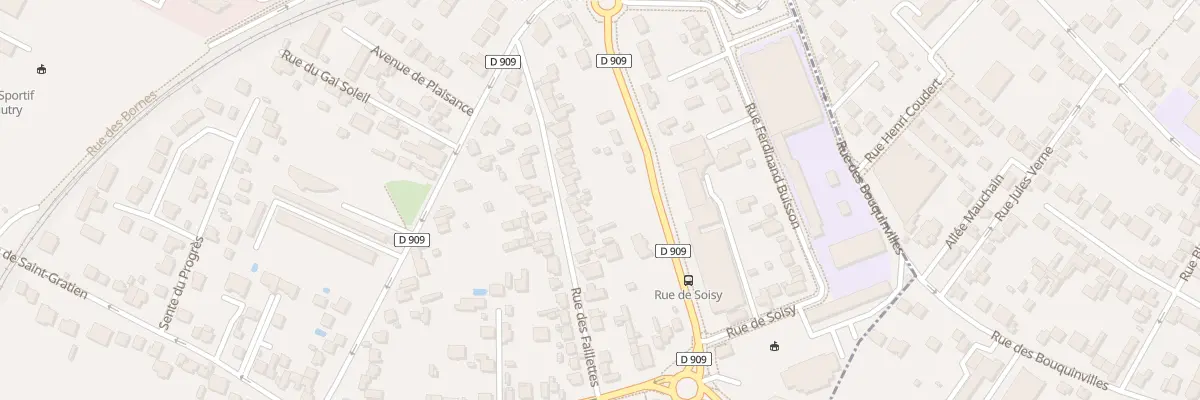 Plan du 23 Rue des Faillettes à Ermont