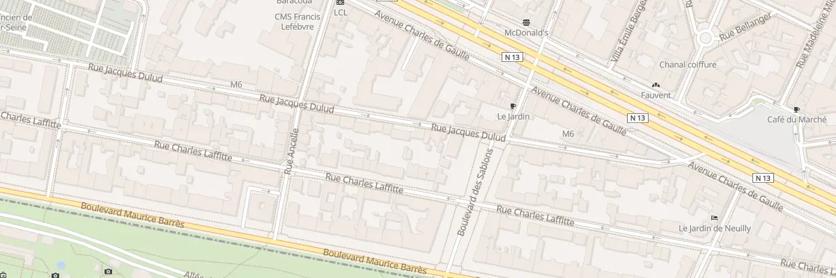 Plan du 31 Rue Jacques Dulud à Neuilly-sur-Seine