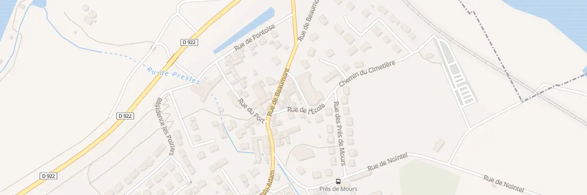 Plan du 3 Rue de l’Ecole à Mours