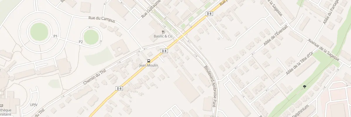 Plan du 231 Rue Jean Moulin à Amiens