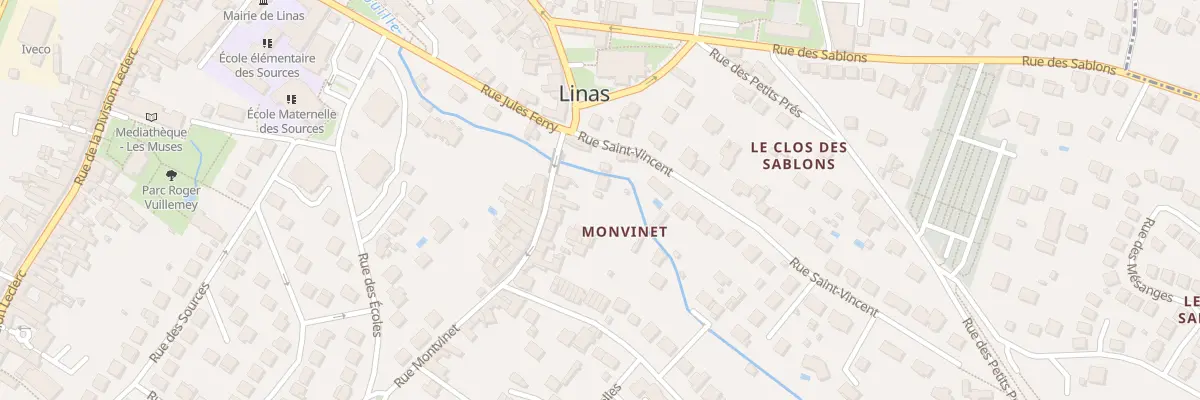 Plan du 5 Rue Montvinet à Linas