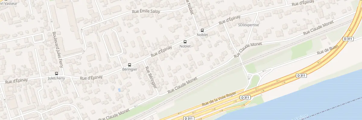 Plan du 124 Rue d’Epinay à Argenteuil