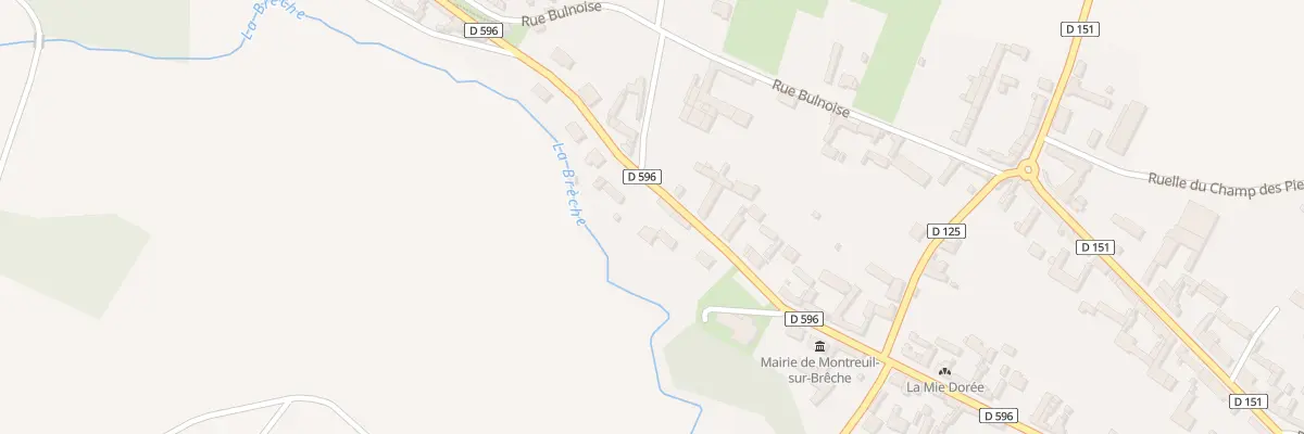 Plan du 11 Rue de l’Eglise à Montreuil-sur-Brêche
