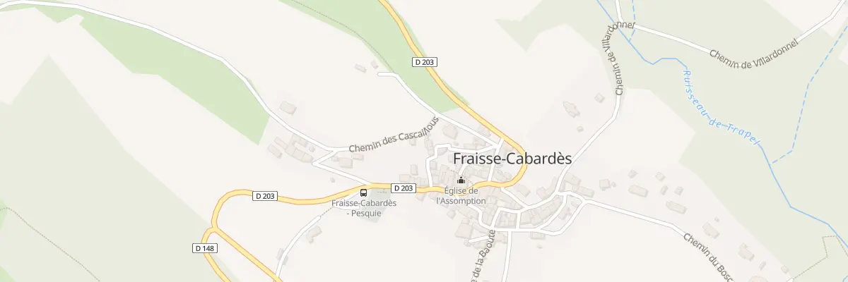 Plan du 5091 Le Village à Fraisse-Cabardès