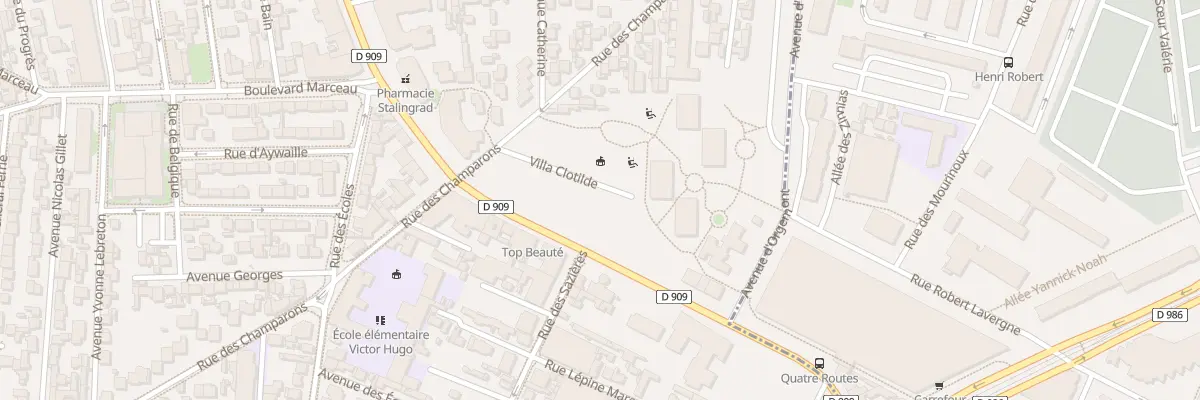 Plan du 18 Vla Clothilde à Colombes