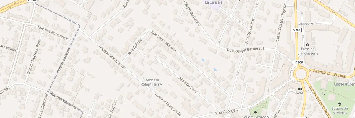 Plan du 23 Rue Louis Masson à Eaubonne