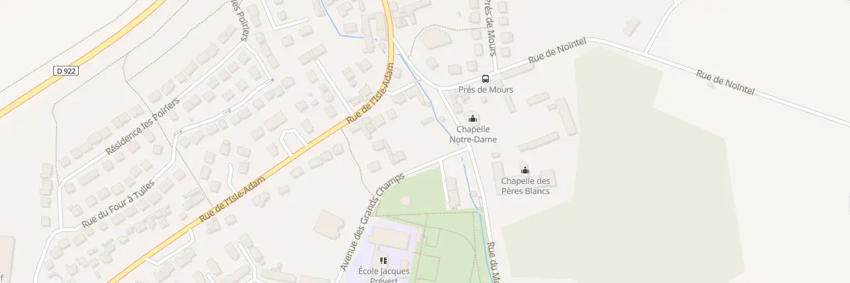 Plan du 33 Av des Grands Champs à Mours