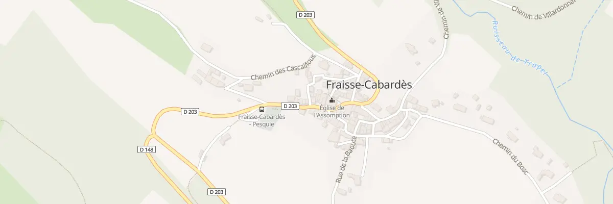 Plan du 5085 Le Village à Fraisse-Cabardès