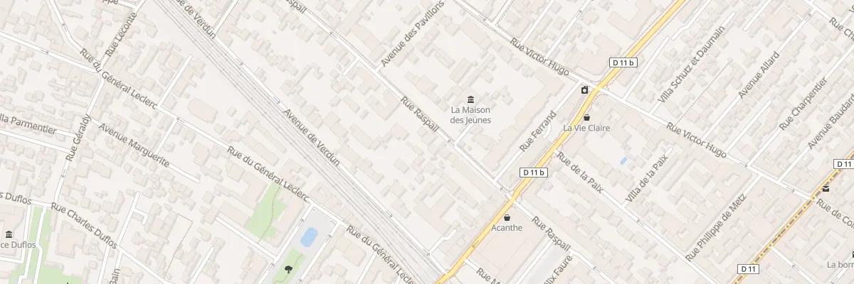 Plan du 43 Rue Raspail à Bois-Colombes