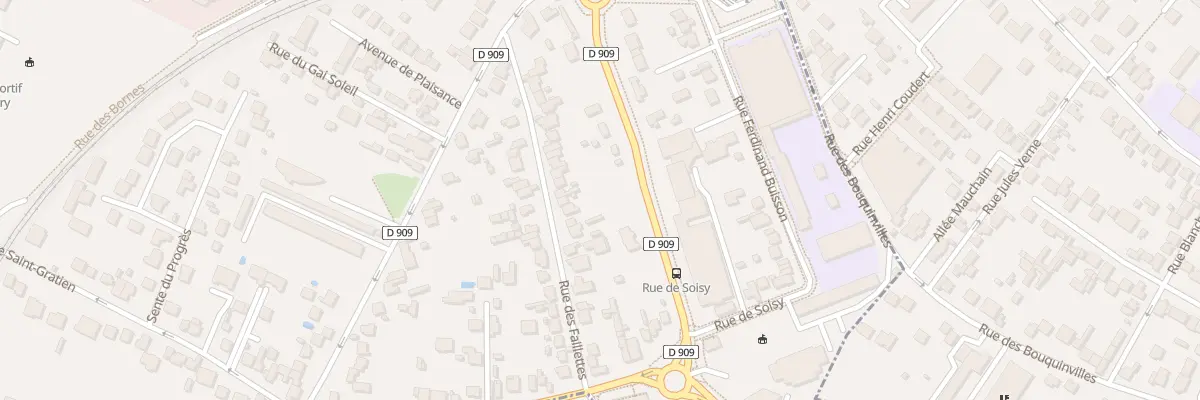 Plan du 25 Rue des Faillettes à Ermont