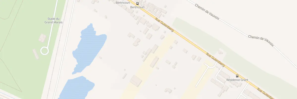 Plan du 113 Rue Gutenberg à Amiens