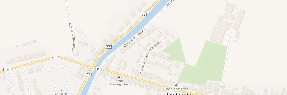 Plan du 7 Rue de la Chapelle des Roses à Looberghe