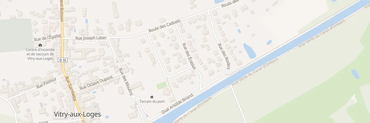 Plan du 13 Rue des Pensées à Vitry-aux-Loges