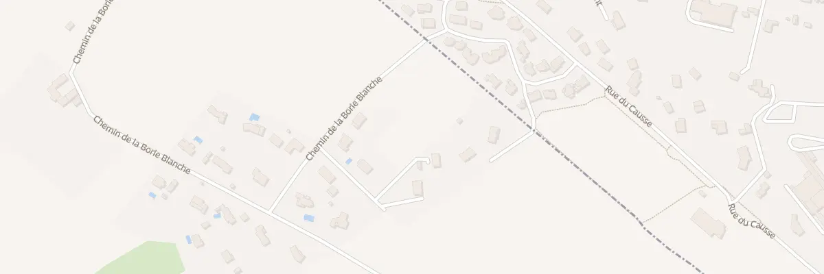 Plan du 120 Che de La Borie Blanche à Castres