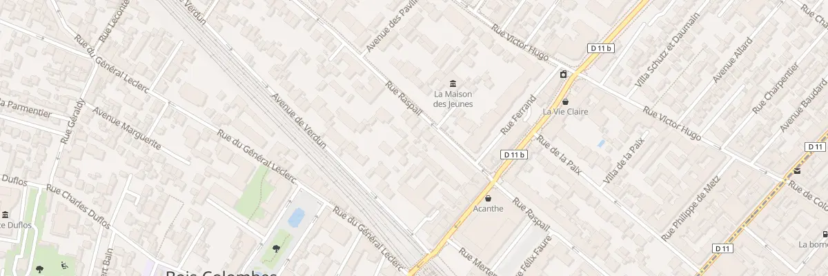 Plan du 41 Rue Raspail à Bois-Colombes
