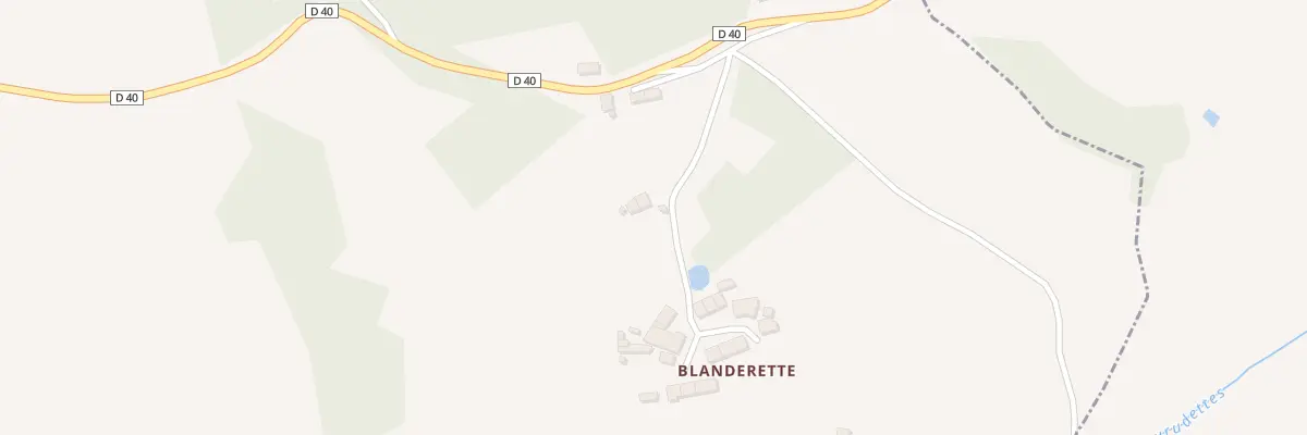 Plan du 4 Blanderette à Bosroger