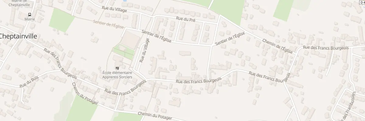 Plan du 58 Rue des Francs Bourgeois à Cheptainville