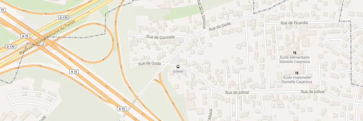 Plan du 1B Rue de Jolival à Argenteuil