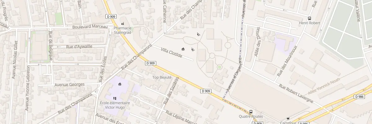 Plan du 20 Vla Clothilde à Colombes