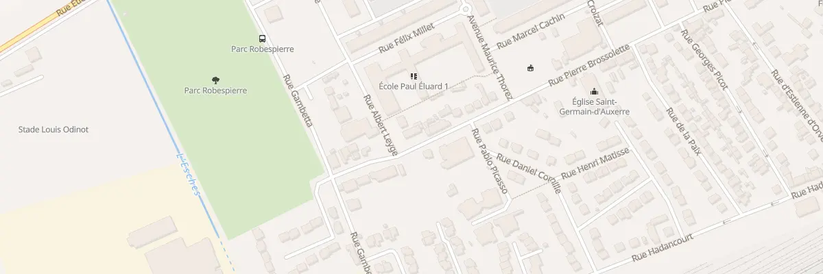 Plan du 64 Rue Pierre Brossolette à Persan