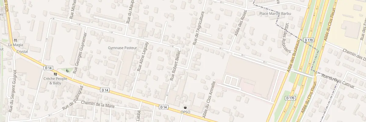 Plan du 1 Rue de l’agriculture à Sannois
