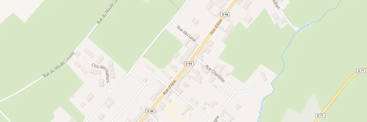 Plan du 27 Rue d’Aire à Heuchin