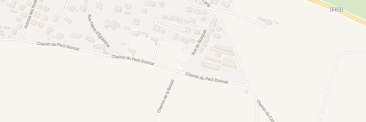 Plan du 16 Rue du Bosquet à Pezens