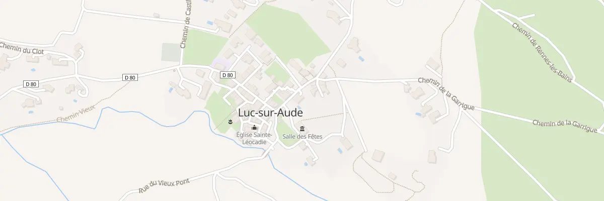 Plan de Che de la Garrigue à Luc-sur-Aude