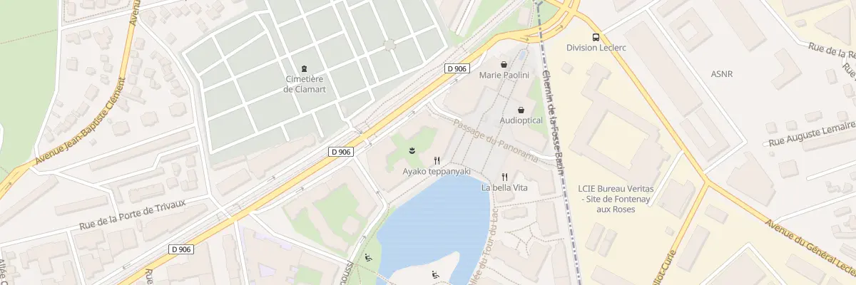Plan du 14 Pl du Panorama à Clamart