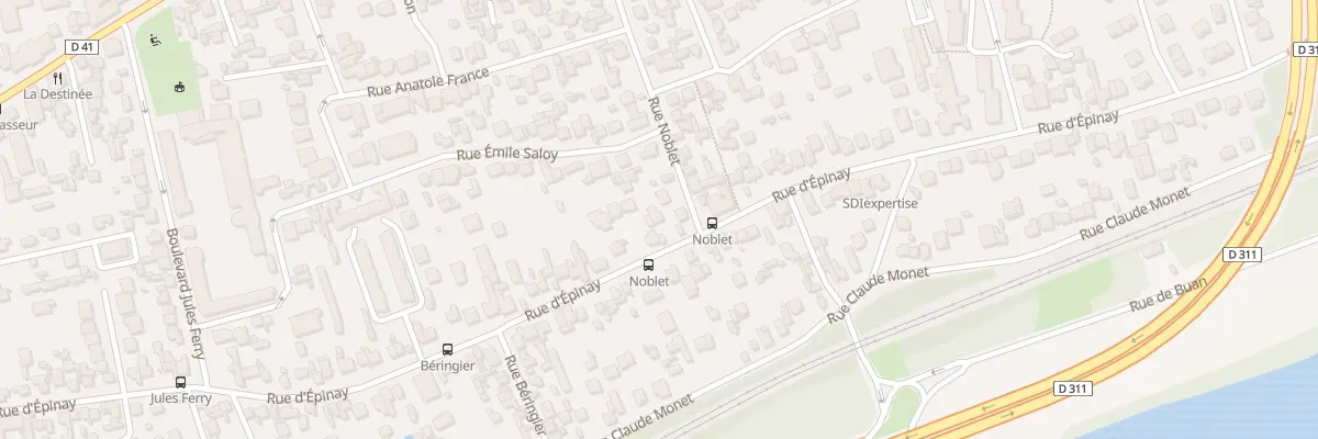 Plan du 119 Rue d’Epinay à Argenteuil