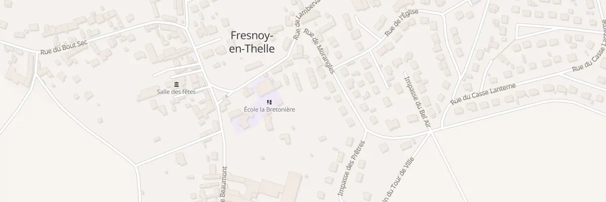 Plan du 11 Rue de Lamberval à Fresnoy-en-Thelle