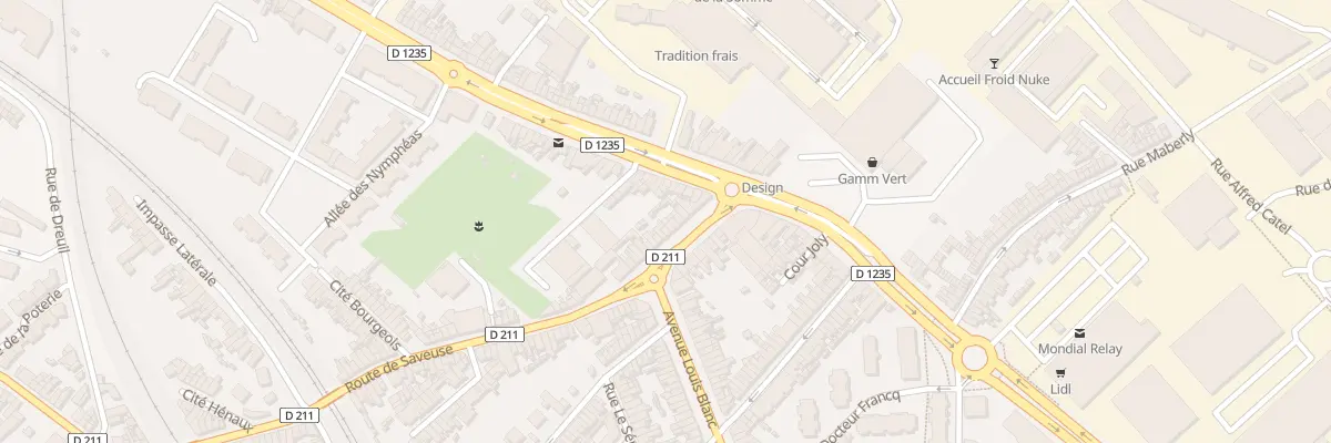 Plan du 12 Rue de Saveuse à Amiens