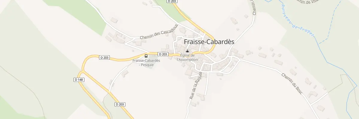 Plan du 5073 Le Village à Fraisse-Cabardès