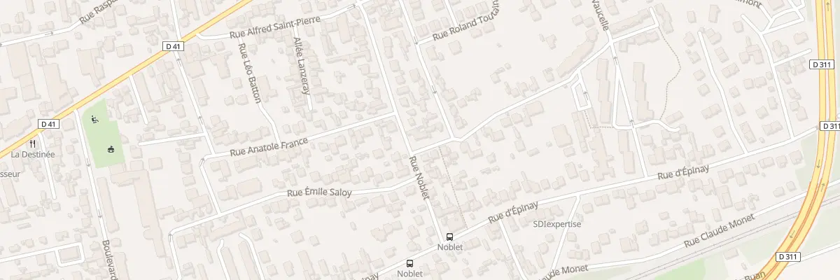 Plan du 16 Rue Noblet à Argenteuil