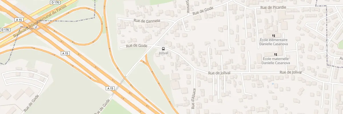 Plan du 6 Rue de Jolival à Argenteuil
