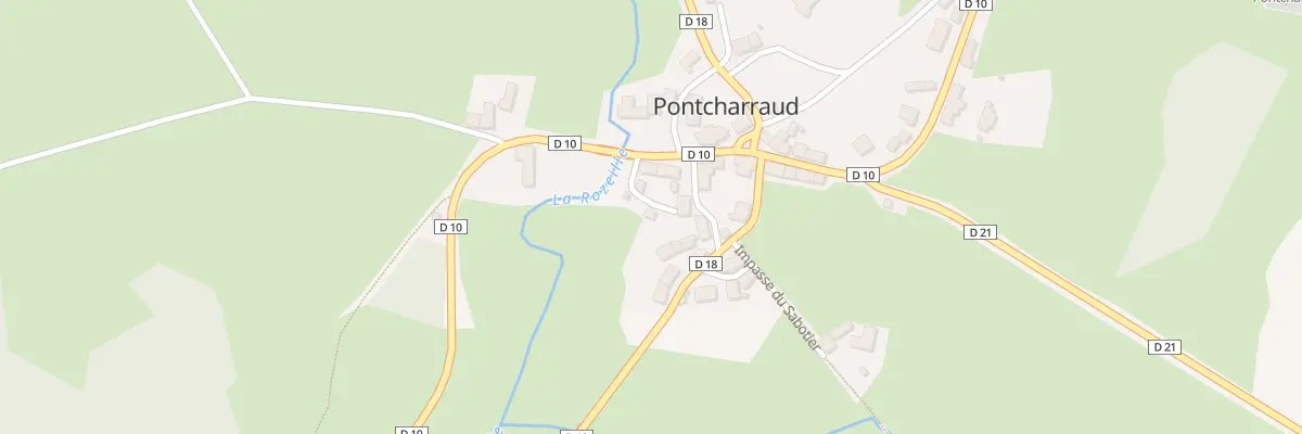 Plan du 5065 Le Bourg à Pontcharraud