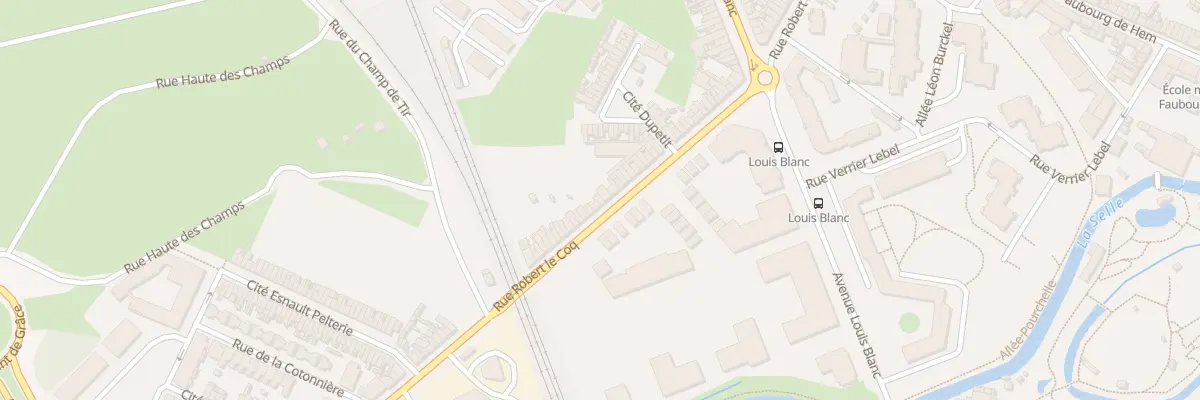 Plan du 114 Rue Robert Lecoq à Amiens