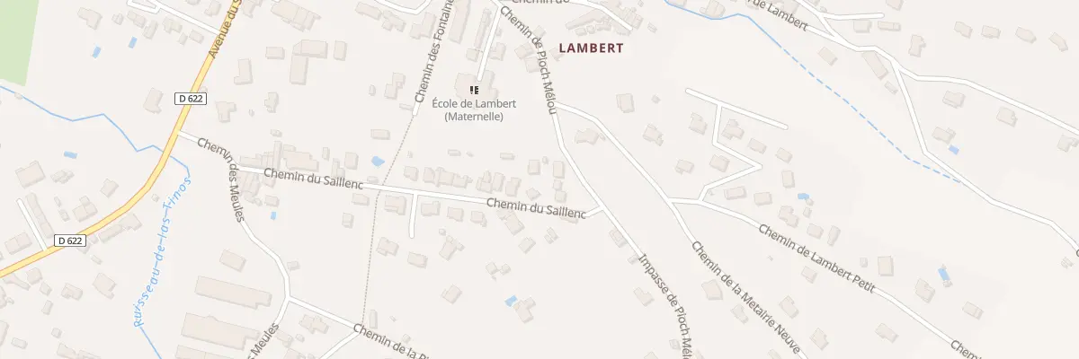 Plan du 47 Che du Saillenc à Castres