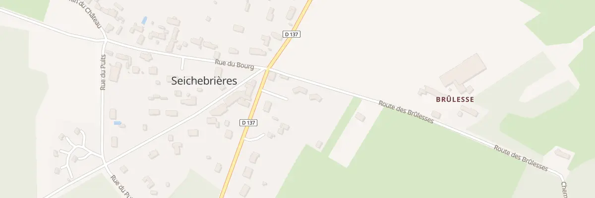 Plan du 60 Rte de Brulesse à Seichebrières