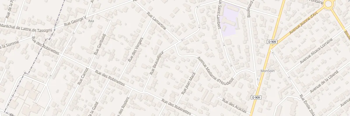Plan du 33B Av Madame d’Houdetot à Eaubonne