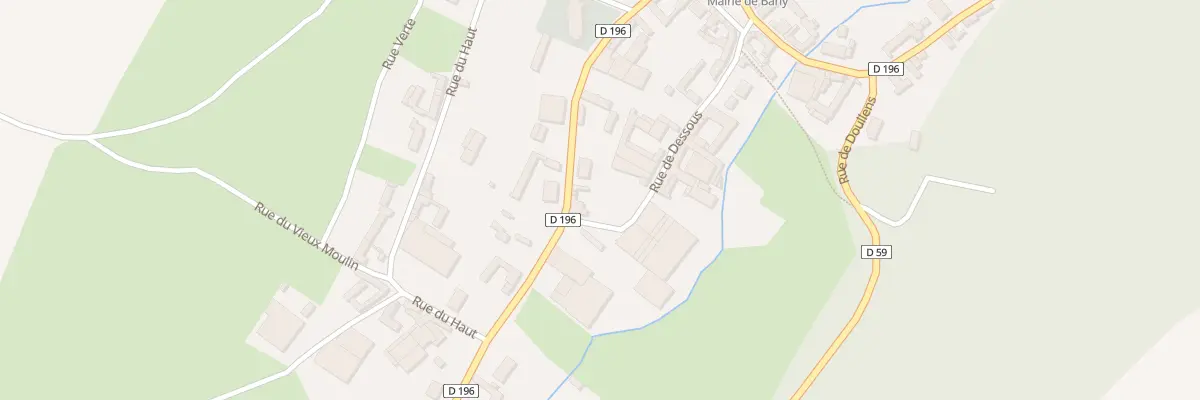 Plan du 10 Rue du Dessous à Barly