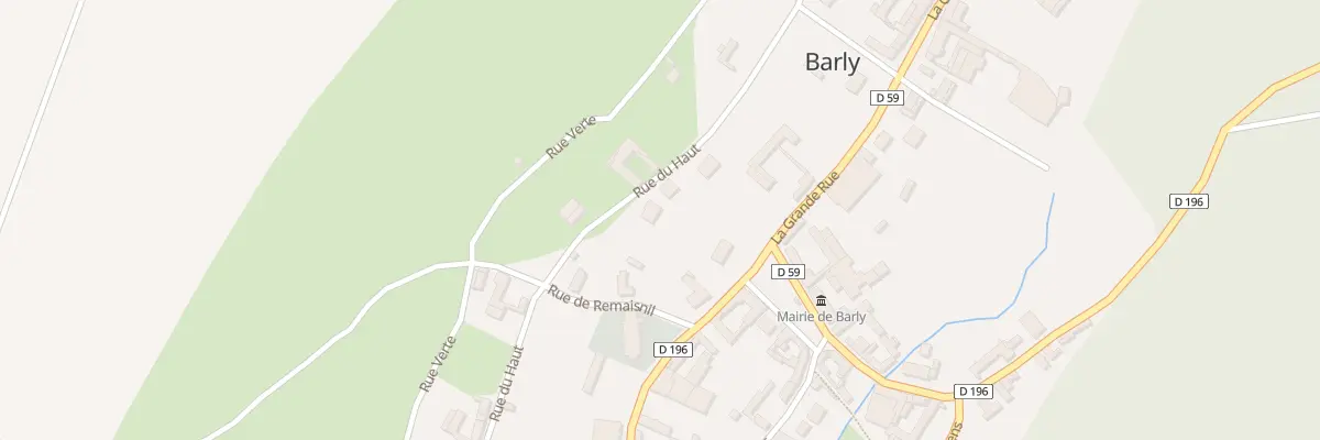 Plan du 14 Rue du Haut à Barly