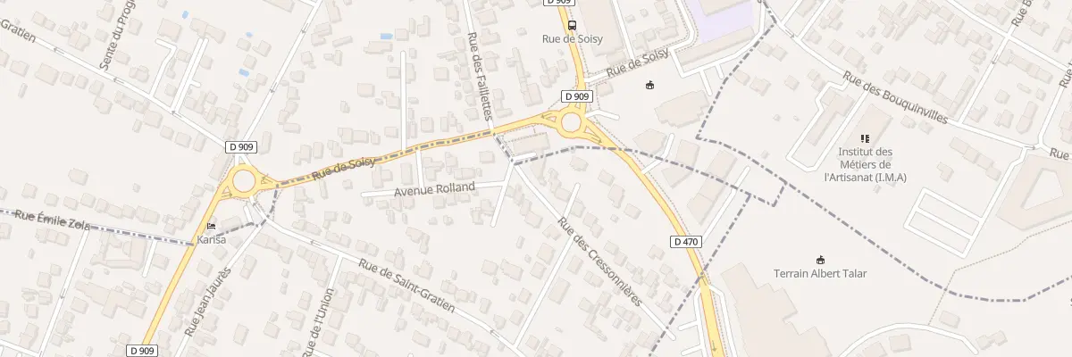 Plan du 5 Rue des Cressonnieres à Sannois