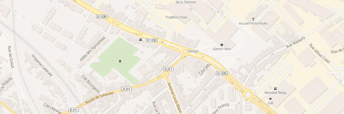 Plan du 6 Rue de Saveuse à Amiens