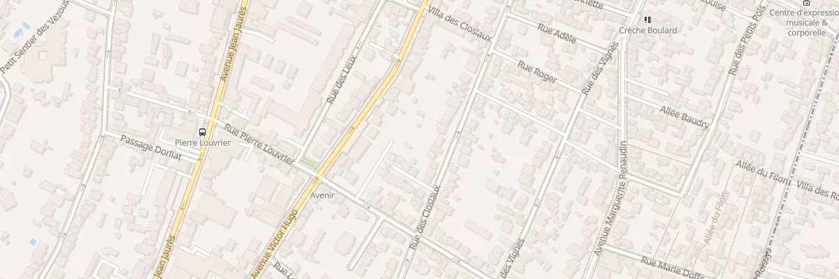Plan du 47 Rue des Closiaux à Clamart