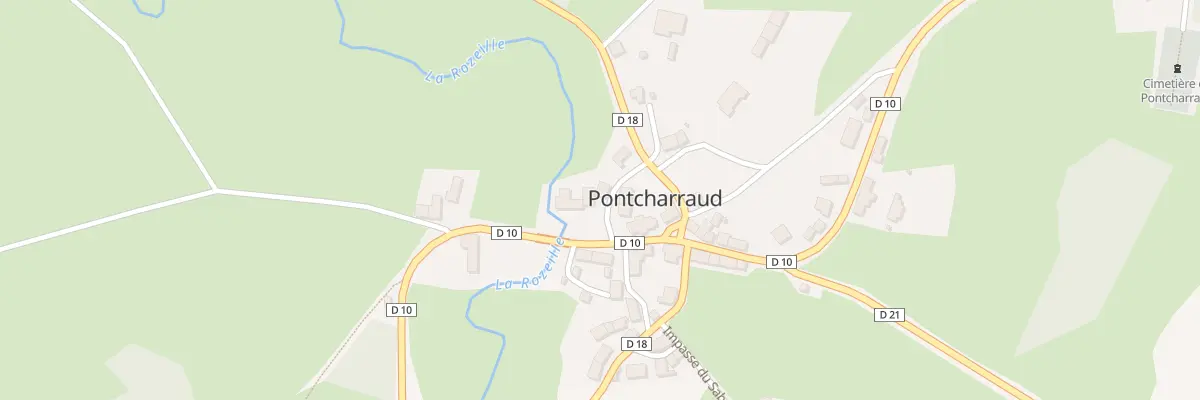 Plan du 4 All des Tourterelles à Pontcharraud