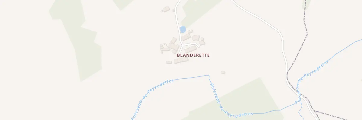 Plan du 8 Blanderette à Bosroger